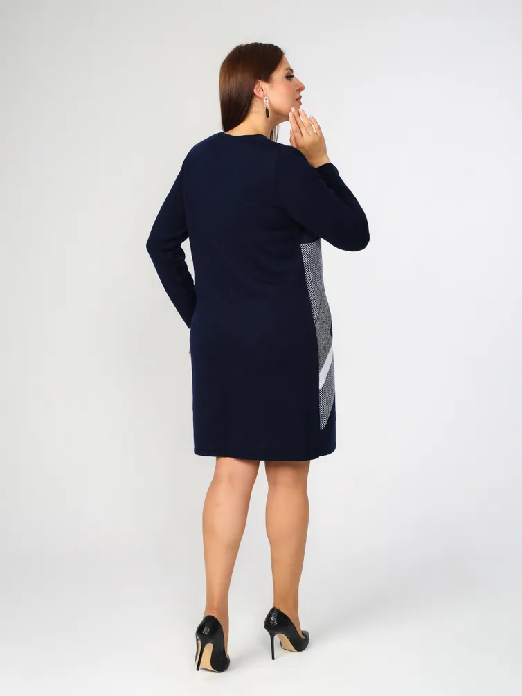 Dress BONADI #1346 t.sinij