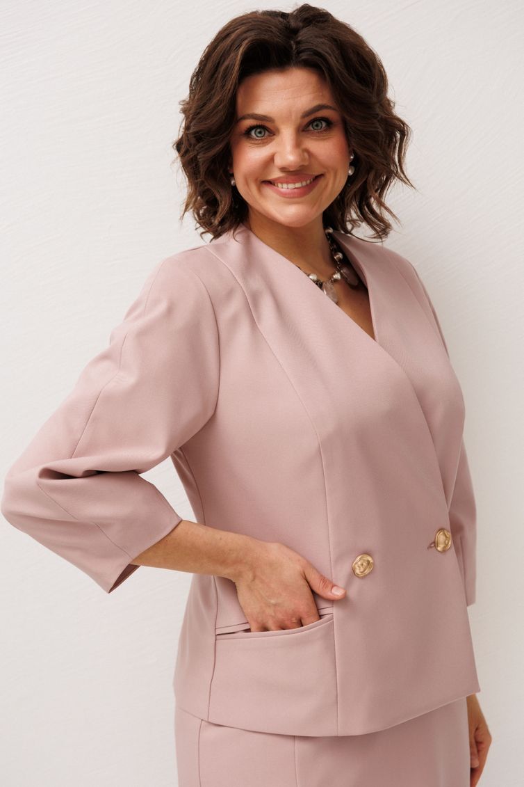 Жакет Anelli Laurel арт. 1842 розовая зарянка