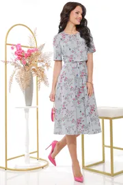 Sukienka DS Trend #P-3766 (Cvetochnyj roman, sharm)