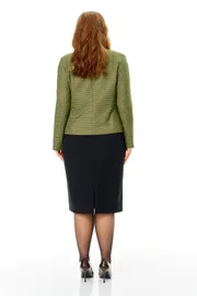 Garnitur Anastasia MAK #1354 Zeleno-chernyj