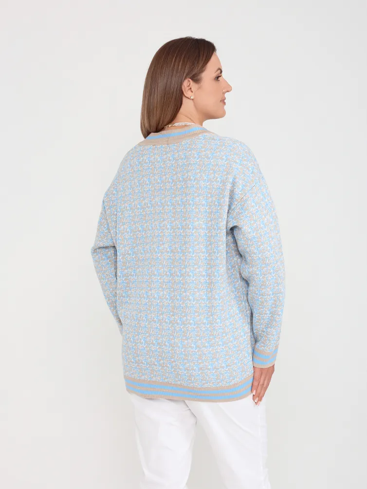 Sweter BONADI #2232 goluboj