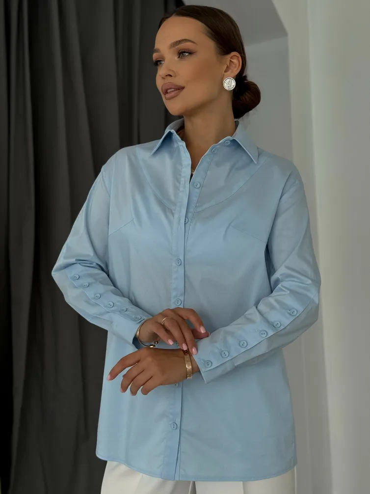 Bluzka Dilana Vip #2062 goluboj