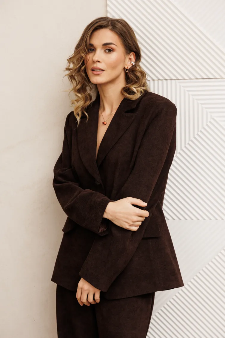 Żakiet GIZART #15377 shokoladnyj