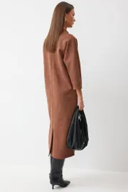 Платье Люше арт. 4196 коричневый