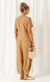 Костюм Beautiful & Free 6481 бежевый