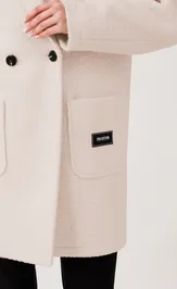 Coat V&N fashion 1116 pudra