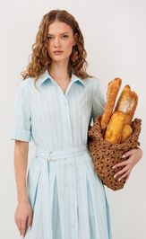 Платье Buter New 3341 небесная полоска