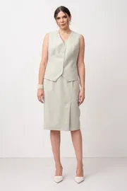 Skirt FASHION CENTRE #Psh-4136 evkalipt
