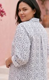 Blouse Лиссана 5037 cherno-belyj