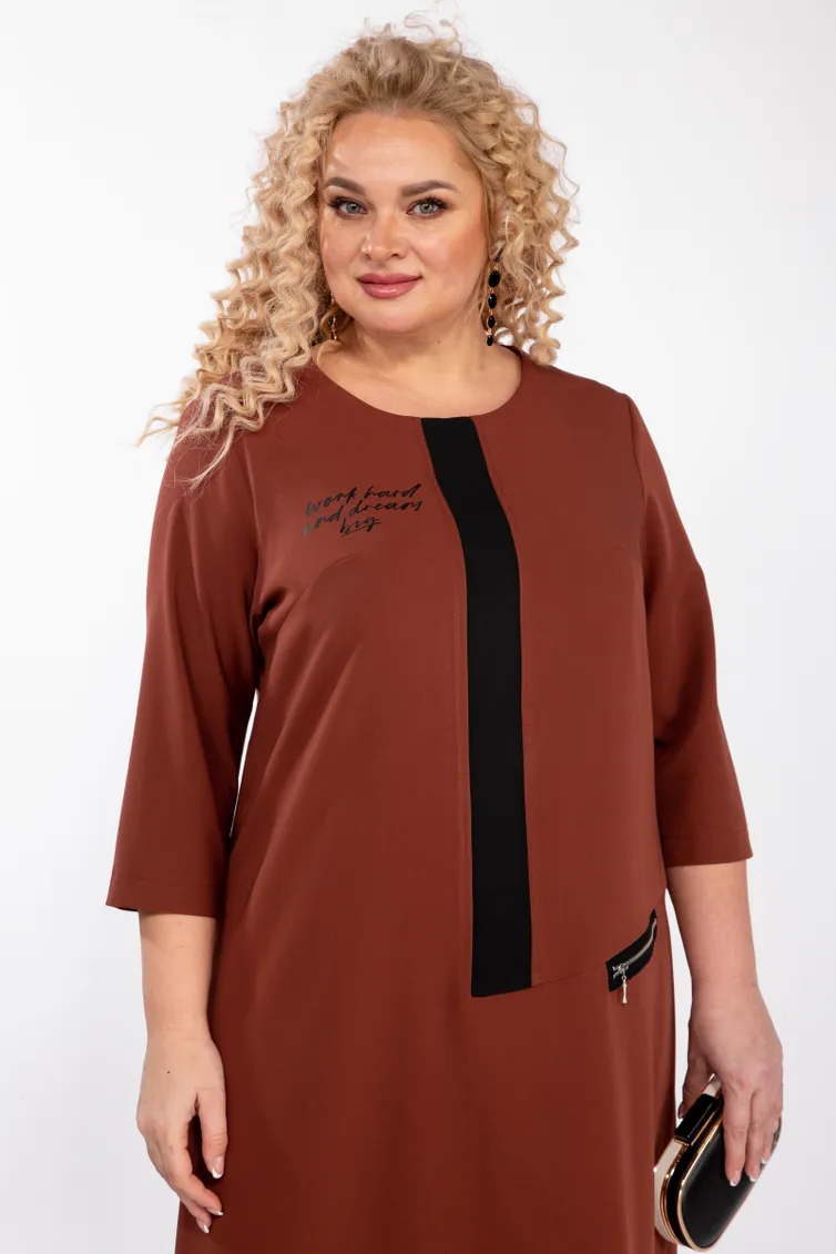 Платье Michel Chic арт. 2073 кирпич