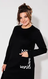 Платье Anelli Laurel 1427 черный