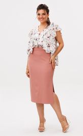 Юбка Anelli Laurel 1648 карамельный силуэт