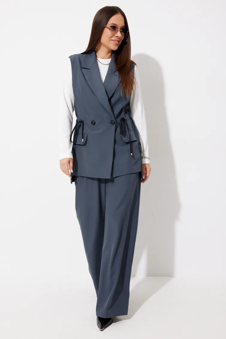Garnitury damskie Magia Mody #2744 sero-sin