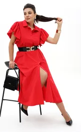 Dress ALANI 2445 krasnyj
