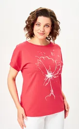 Футболка Rumoda 2063 (короткий рукав) коралловый