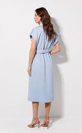 Платье Люше 4390 голубой