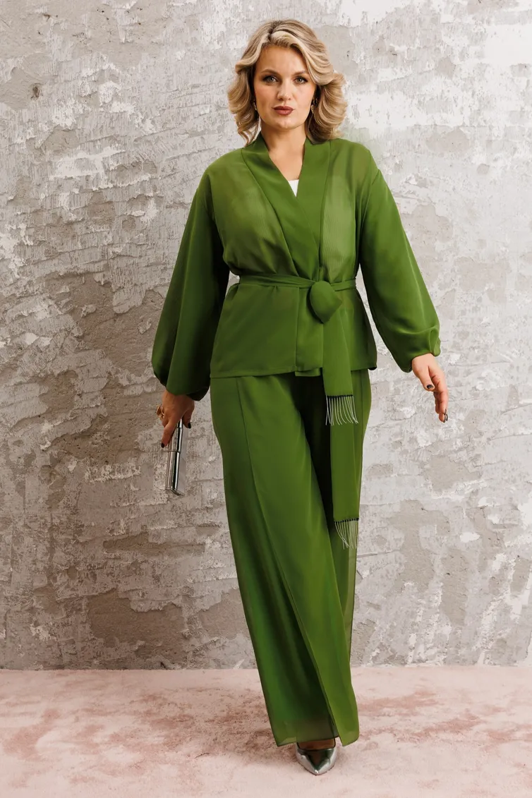 Suit Anastasia #1063.1 travyanoj zelenyj
