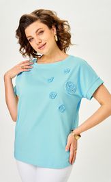 Блузон Rumoda 2288 голубой