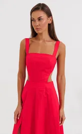 Sukienka V&N fashion 1167_krasnyj