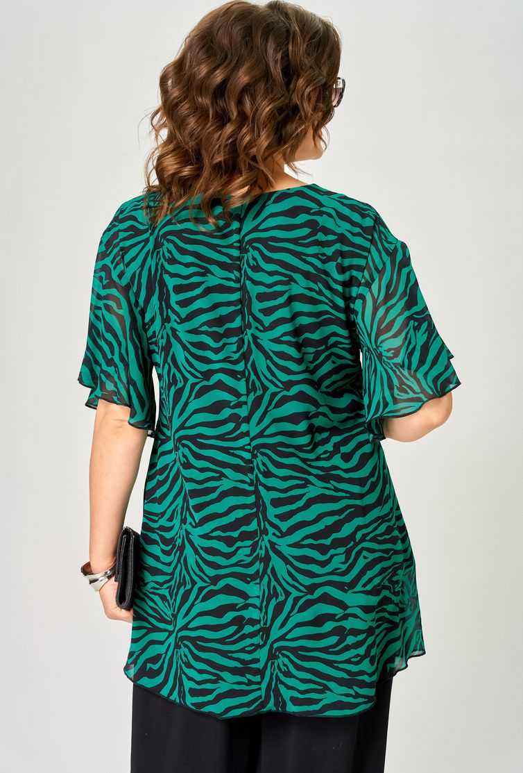 Блузка EVA GRANT арт. 0198-1 изумруд