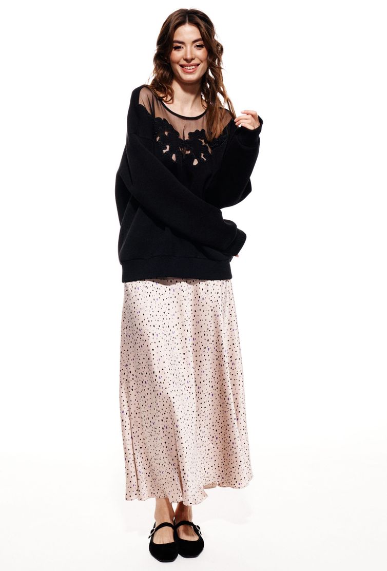 Skirt Elletto Life #2285 bezh