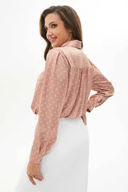 Blouse MiSlana #S818 roza