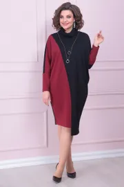 Sukienka Ladis Line #1519 vishnya+chernyj