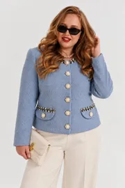 Blazer Anastasia #1391 goluboj