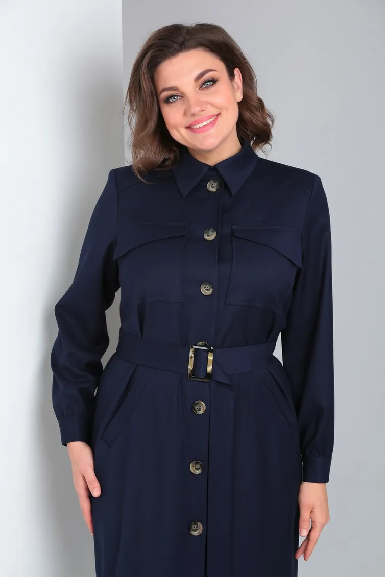 Sukienka Vilena-fashion #831 temno-sinij