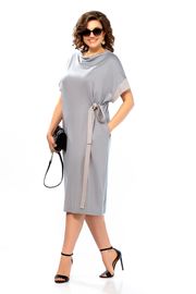 Платье Ольга Стиль арт. С1005 серый