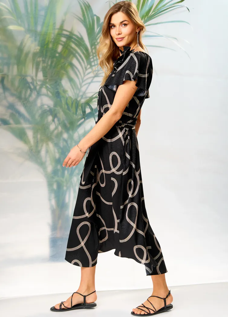 Sukienka LAIKONY #L-313 chernyj