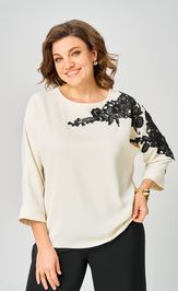 Блузка Rumoda 2277 дл.р молочный