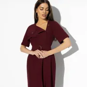 Sukienki CHARUTTI #Ya onlajn (bordo extra, s poyasom)
