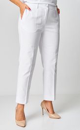 Брюки БелЭльСтиль 586-287 белый джинс