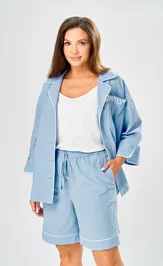 Костюм Ava fashion М-218 голубой