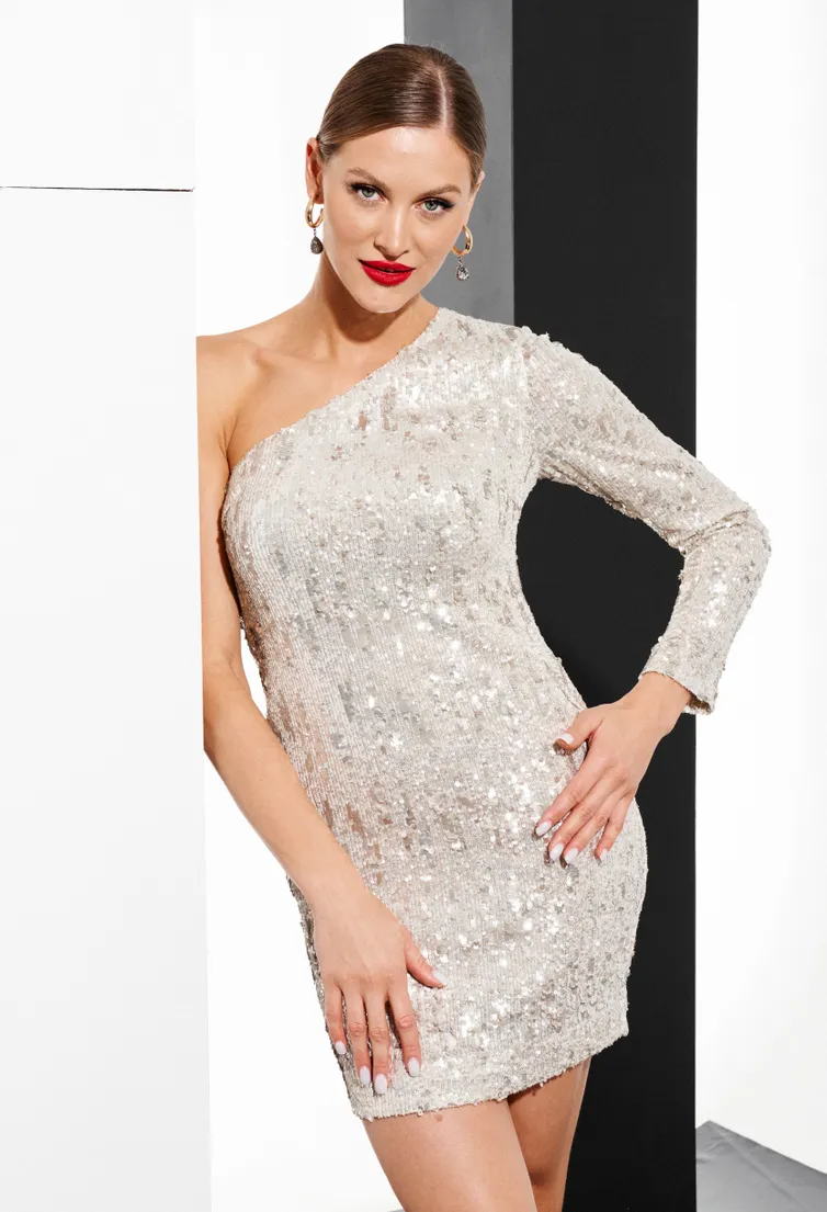 Dress Elletto Life #1053 bezh