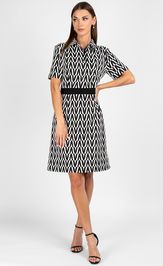 Dress VIZAVI 807 cherno-belyj