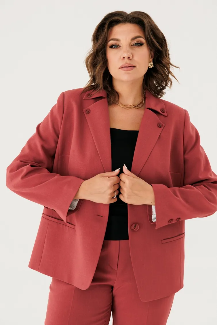 Garnitur Vilena-fashion #989 indijskij krasnyj