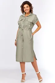 Sukienka Olga Style #S931 xaki