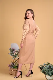 Sukienka SandyNA #130116 oxra