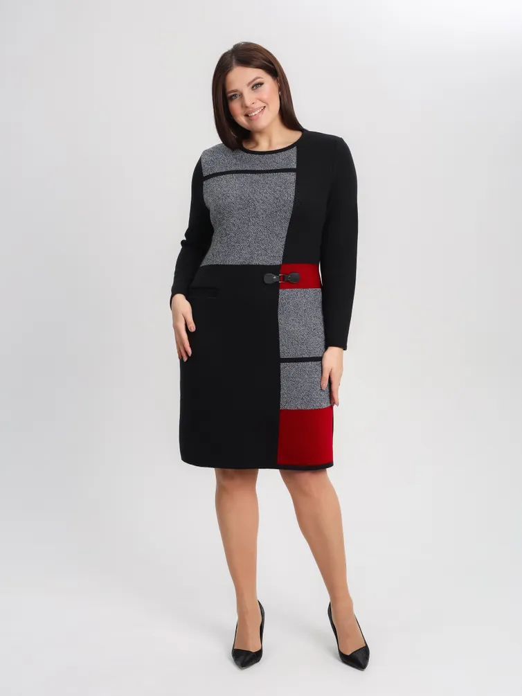 Dress BONADI #1901 vishnevyj