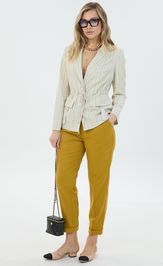 Жакет LM М 0011 полоска льняная