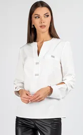 Блузка VIZAVI 739 молочный