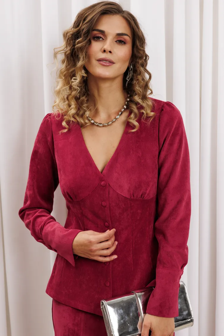 Костюм GIZART арт. 5421 брусничный