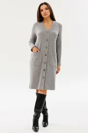 Dress Ma Cherie #4071 seryj melanzh