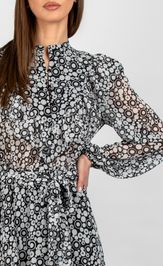 Dress VIZAVI 833 cherno-belyj