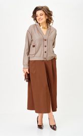 Garnitur Aira Style 24131 komplekt bezhevo-korichnevyj