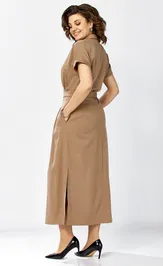 Dress Rishelie 1027 bezh