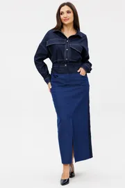 Skirt Ma Cherie #2076 sinij