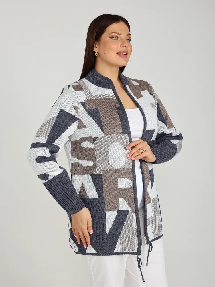 Sweter BONADI #1982 dzhins-kapuchino